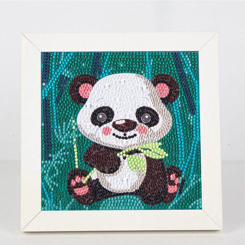 DIY Diamond Painting Full Round Crystal Drill Animal Wall Decor for Kids Picture