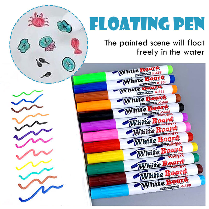 Magical Water Painting Pen Doodle Drawing Pens Whiteboard Marker Floating Pen