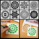Stamp Layering Stencils Mandala Auxiliary Painting template Scrapbooking
