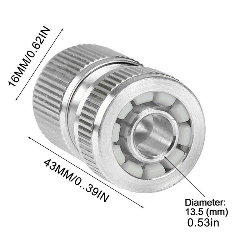1/2" Garden Hose Quick Connect Water Hose Fit Brass Female-Male Connector T3I9
