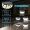 310LED Waterproof Solar Wall Lamp Outdoor Wide Angle Motion Sensor Lights