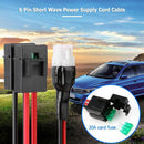 1m 30A Fuse 6 Pin Short Wave Durable Charger Cable for ICOM IC-725A 706 7400