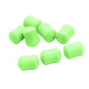 Sinking Artificial Soft Bait Dumbbell Fishing Lures w/ Stoppers Kit (Green)