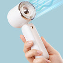 #A Mini Handheld Fan Portable USB Rechargeable Battery Cooling Desktop with Base