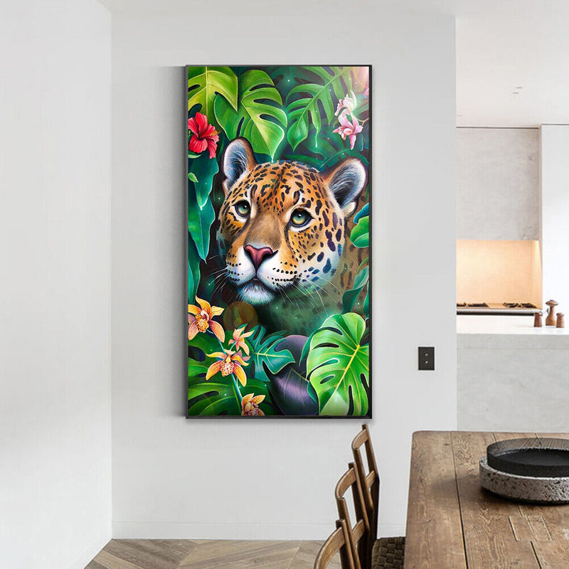 DIY Diamond Painting Kits Full Round Drill Tiger Mosaic Picture Home Decoration