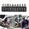 10pcs Insert Bit Set Torx Flat Head Cross Hex Shank Screwdriver Head Bit Newly