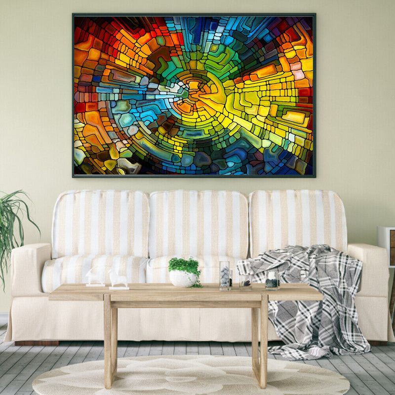 5D DIY Diamond Painting Full Round Drill Geometry Picture Rhinestone