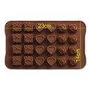 Making Christmas Chocolate Mold Wax Melts Ice Tray Rose Hearts Silicone Mould