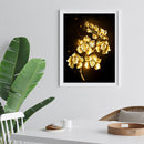 5D Diamond Painting DIY Art Drawing Golden Dyed Flower Full Round Drill Kit G