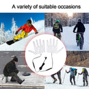 1 Pair 5V Carbon Fiber USB Gloves Heated Pads Winter Thermal Handheld Warm Heater