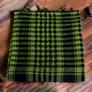 Arab Keffiyeh Shemagh Shawl Scarves Warm Windproof Sports Bandanas (Green)