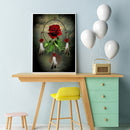 Rose Dreamcatcher Full Round Drill Mosaic Art Picture of Rhinestone Decoration