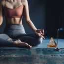 Crystal Pyramid Crystal Points Energy Generator for Reiki Healing Meditation