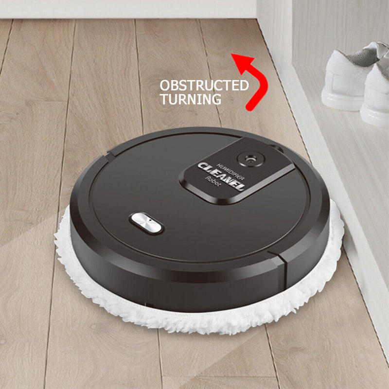 House Charging Vacuum Cleaner Rotary Mopping Machine Sweeping Robot (Black)