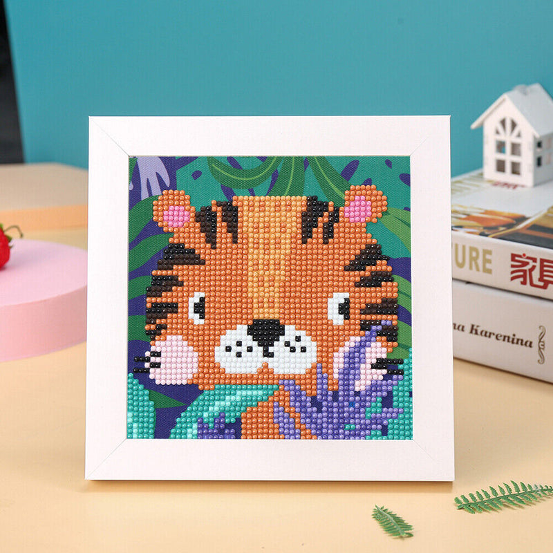 DIY Animals Rhinestone Drawing Part Special Shaped Drill Diamond Painting Craft
