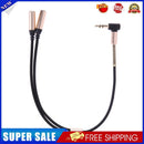 3.5MM  L Splitter Audio Stereo Extension Earphone Headphone Cable