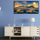 80x40cm Colorful DIY Paint By Numbers Kit Mountain Landscape Decor Art Hanging