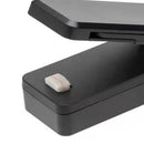 Portable Heat Sealer Rechargeable Food Snack Storage Bag Sealing (Black) Newly