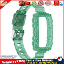 TPU Transparent Strap for HUAWEI HONOR Band 6 Soft Wristband Belt (Green) Newly