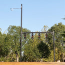 Camping Desktop Storage Racks BBQ Picnic Hanging Table Shelf Lamp Stand (C)