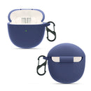 Silicone Case for Realme Buds Air 2 Protective Cover with Carabiner (Blue) Newly