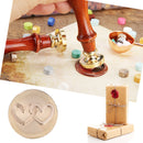 Retro Round Love Heart Sealing Wax Stamp Head DIY Wedding Invitations Hobby Tool