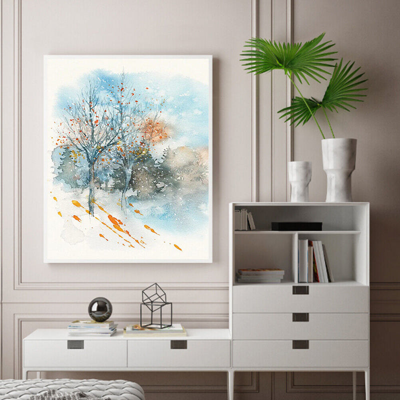 Ink Woods Oil Paint By Numbers Kit DIY Acrylic Painting Wall Art Picture Cr