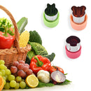 3pcs Star Heart Rabbit Shape Vegetables Cutter Cooking Baking Molds (A) Newly
