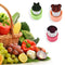 3pcs Star Heart Rabbit Shape Vegetables Cutter Cooking Baking Molds (A) Newly