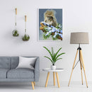 5D DIY Diamond Painting Full Round Drill Winter Squirrel Wall Decor Rhinestone