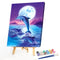 Acrylic Oil Painting By Numbers Dolphin Handmade Digital Picture Art Home Decor