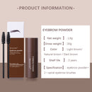 Eyebrow Stamp Shaping Set Waterproof Brow Powder Hair Line Stick (Brown) Newly