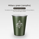 #A Outdoor Camping Cup Stainless Steel Travel Hiking Picnic Milk Coffee Tea Beer