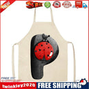 Insect P Print Apron Linen Waterproof Cooking Bibs Home Pinafore (68x55cm)