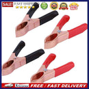 2Red+2Black 30A 72mm Copper Coated Car Battery Test Clips Alligator Clamps