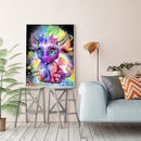 11CT Full Embroidery DIY Magic Horn Horse Stamped Cross Stitch Art Needlework