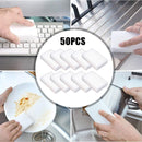 Foam Sponge Eraser 50 Pack Scrubber Pads Cleaning Sponges for Bathroom Newly