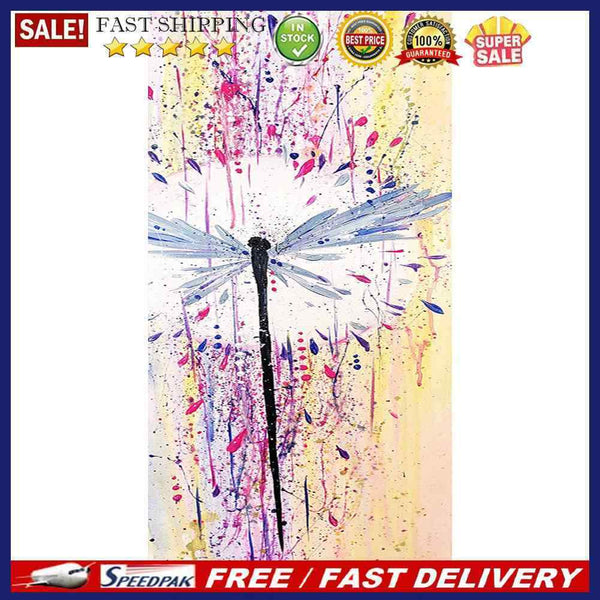 Canvas Paint By Numbers Dragonfly Oil Hand Painted Drawing Kit Home Decoration