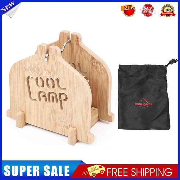 Detachable Bamboo Wood Mosquito Coil Racks Mosquitoes Incenses Hanging Bracket