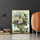 Handmade 5D DIY Special Shaped Diamond Painting Flower Vase Picture Kit Newly