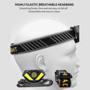 XPG+COB LED Headlamp Wave Induction Waterproof Outdoor Camping Headlight