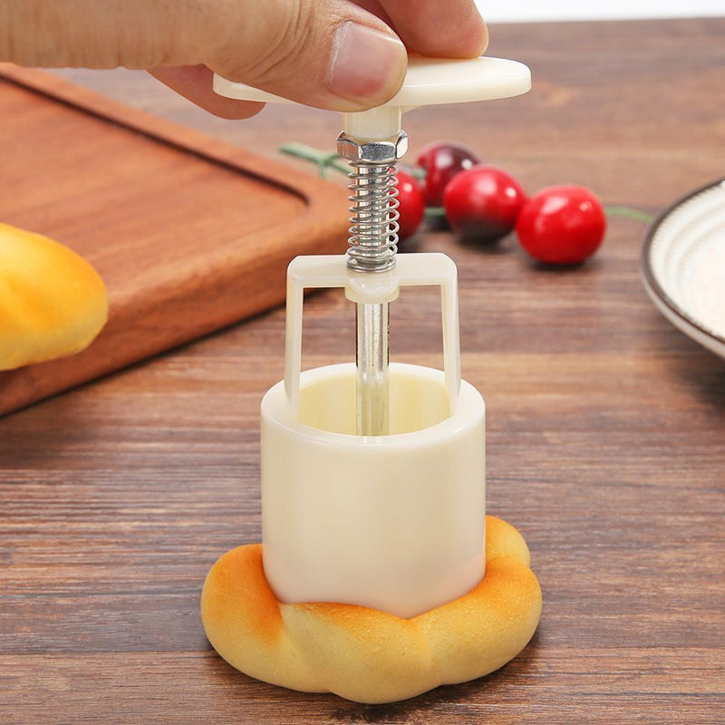 12 Zodiac Round Mooncake Mold Set Hand-Press Pastry Cookie Bake Tools Decor