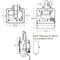 w/ Deadbolt Door Latch Handle Lock Entry Door Lock Cabinet Lock RV Handle Latch