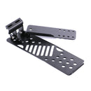 Metal Dead Pedal Left Side Foot Rest Kick Panel for 2018-21 Jeep Wrangler JL