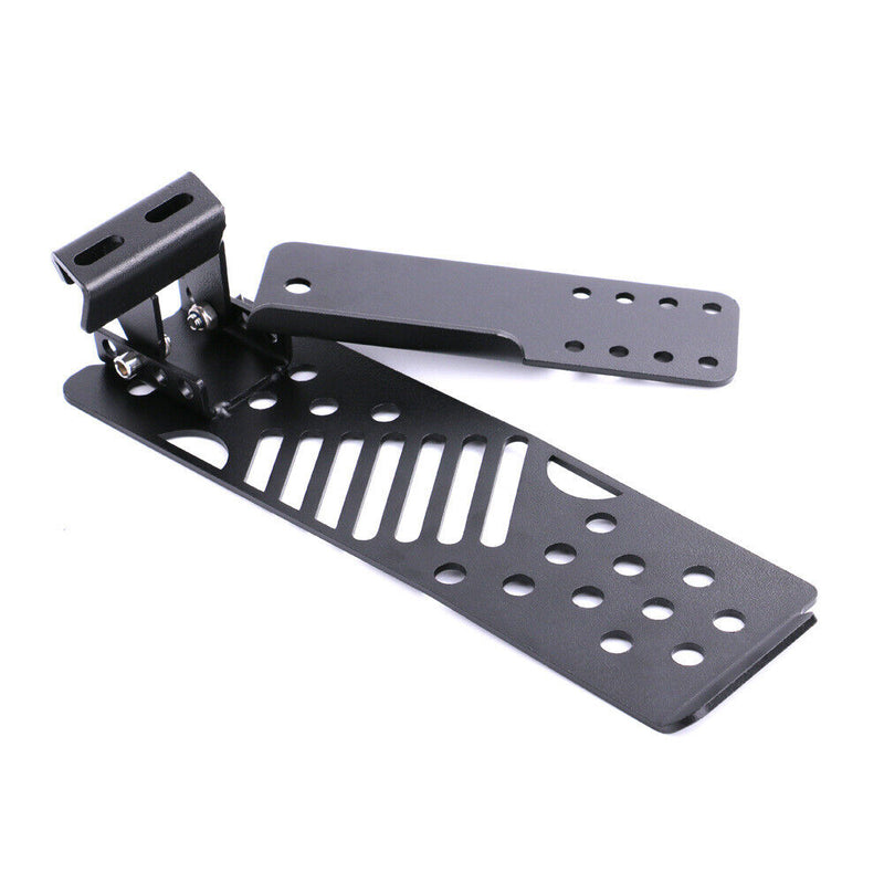 Metal Dead Pedal Left Side Foot Rest Kick Panel for 2018-21 Jeep Wrangler JL