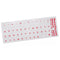 Russian Transparent Waterproof Stickers For PC Laptop Table Letter Keyboard I6O1