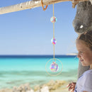 Hanging Moon Sun Heart Ball Light Catcher Crystal Outdoor Wind Chime (64) Newly