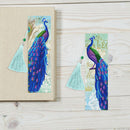 2pcs Peacock DIY Special Shaped Diamond Painting Leather Cross Stitch Bookm