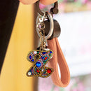 DIY Key Chain Diamond Painting Letters Women Bag Keyring Pendant Gift (Z) Newly