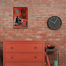 Rust Free UV Protected Metal Motorcycle Sign Bar Wall Home Poster (C) Newly